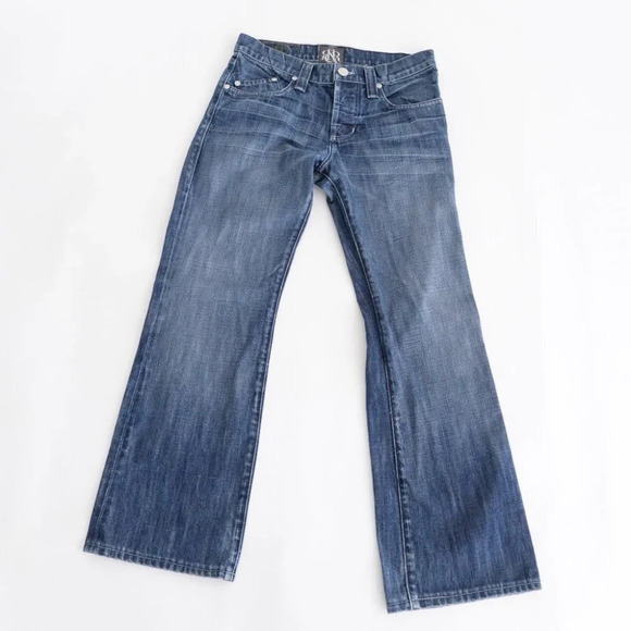 Y2K Rock & Republic Button Fly  Boot Cut Denim Jeans Size 31 - Picture 1 of 15
